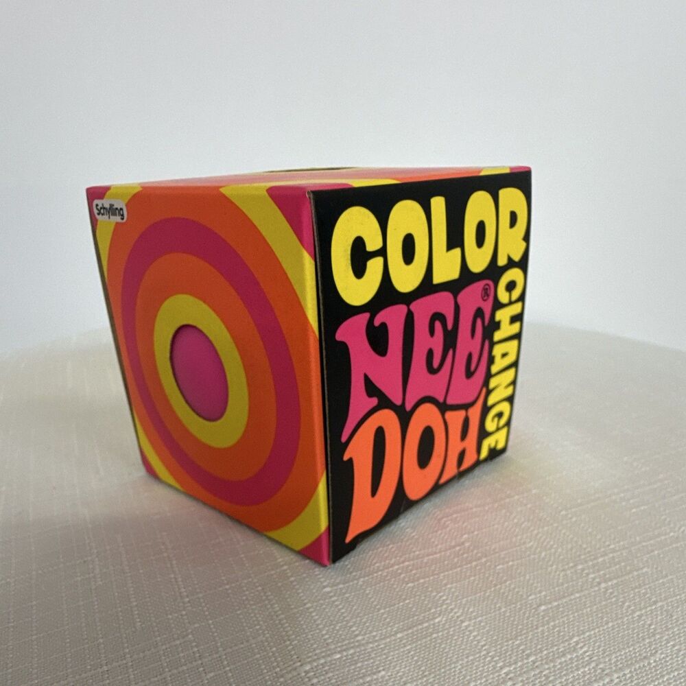 NEW Schylling Color Change NeeDoh Squishy Stress Ball - Brand New Sealed Box